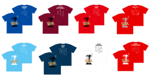 CHAMPIONSHIP出場クラブTシャツ